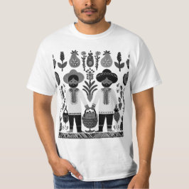 eenvoudig Madhubani-schilderij T-shirt