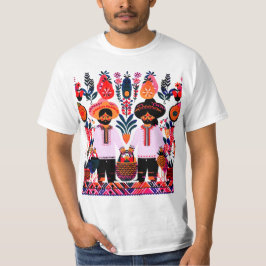 eenvoudig Madhubani-schilderij T-shirt