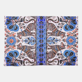 eenvoudig Madhubani-schilderij Theedoek