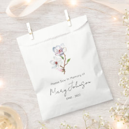 Eenvoudig Magnolia Zaad pakket Begrafenis Bedankzakje