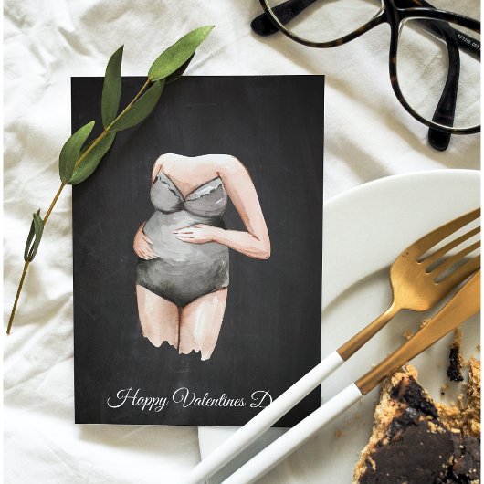 Eenvoudig mamma om Valentijnsdag cadeau te zijn Feestdagenkaart