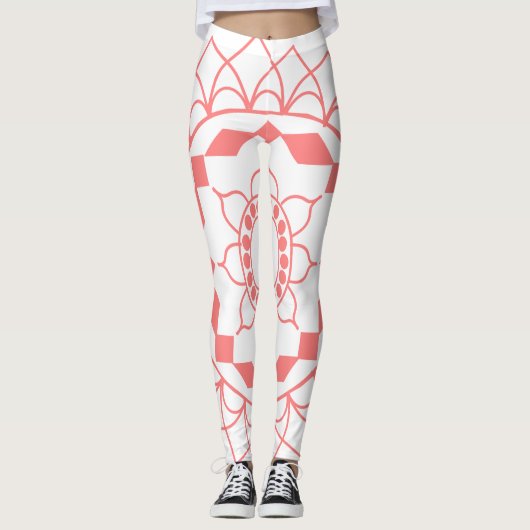 Eenvoudig Mandala Leggings (Voorkant)