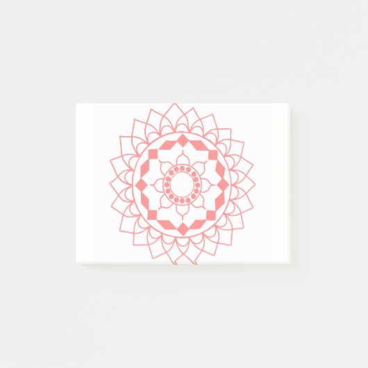 Eenvoudig Mandala Post-it® Notes (Voorkant)