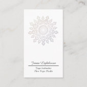 Eenvoudig Mandala Visitekaartje (Voorkant)