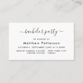 Eenvoudig Manuscript - de Uitnodiging van de Ticke (Voorkant)