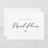 eenvoudig manuscript zal u mijn middel van eremkaa briefkaart (Voorkant / Achterkant)