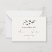 Eenvoudig marineblauw licht Sinaasappel Notitiekaartje (Voorkant)