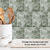 Eenvoudig Marmer Donkergroen Tegeltje