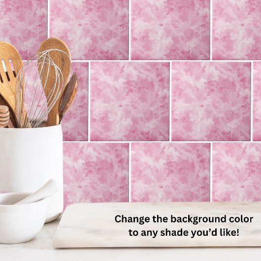 Eenvoudig marmer roze tegeltje