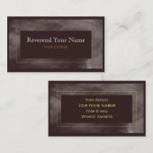 Eenvoudig marmer-Visitekaartje Visitekaartje (Voorkant / Achterkant)