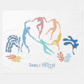 Eenvoudig Matisse - Dance Fleece Deken (Voorkant (Horizontaal))