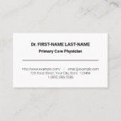 Eenvoudig medisch professioneel Visitekaartje (Voorkant)