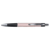 Eenvoudig meisje Blush Roze Elegant Modern Naam Ti Pen (Achterkant)