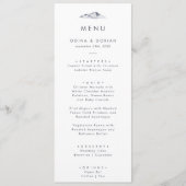 Eenvoudig menu Bindwweddenschap (Voorkant)