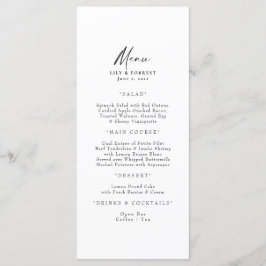 Eenvoudig menu lang
