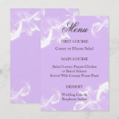 Eenvoudig menu Tiger Lily Floral Wedding (Voorkant / Achterkant)