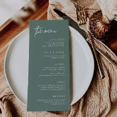 Eenvoudig menu voor het ontvangen van bruiloften F