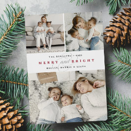 Eenvoudig Merry Cranberry | 3 Fotovakantie Feestdagenkaart