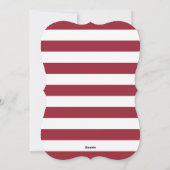 Eenvoudig Merry Cranberry | Twee foto Feestdagenkaart (Achterkant)