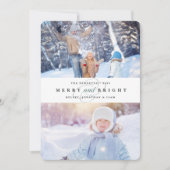 Eenvoudig Merry | Vakantiegeld Kaart voor twee fot (Voorkant)