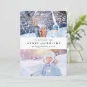 Eenvoudig Merry | Vakantiegeld Kaart voor twee fot (Staand voorkant)