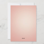 Eenvoudig met de hand geschilderd waterverf turquo feestdagenkaart (Achterkant)