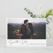 Eenvoudig Met de hand geschreven Manuscript 3 Foto Kaart (Staand voorkant)