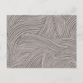 Eenvoudig met de hand getekend groen blush Botanic Uitnodiging Briefkaart (Achterkant)