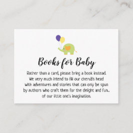 Eenvoudig met Elephant Book Request Insert Kaarten