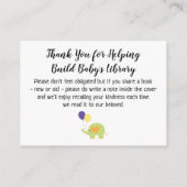 Eenvoudig met Elephant Book Request Insert Kaarten (Achterkant)