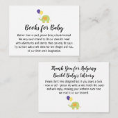 Eenvoudig met Elephant Book Request Insert Kaarten (Voorkant / Achterkant)