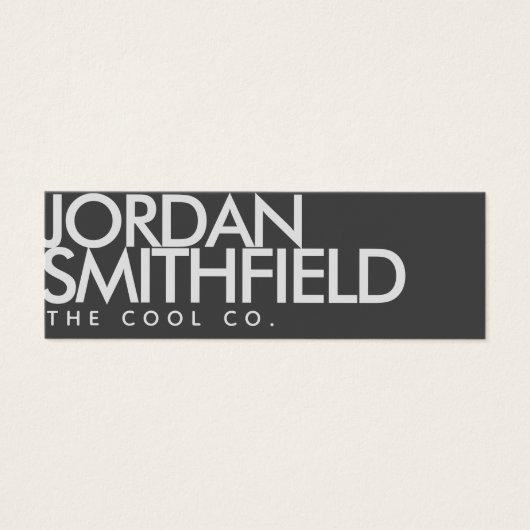 Eenvoudig mini-Visitekaartje Mini Visitekaartjes (Voorkant)