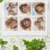 Eenvoudig minimaal - 10 fotorooster - Oh wat leuk Theedoek (Gevouwen)