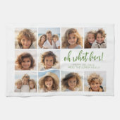 Eenvoudig minimaal - 10 fotorooster - Oh wat leuk Theedoek (Horizontaal)