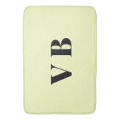 eenvoudig minimaal aangepast pastel voor vaste kle badmat (Voorkant Verticaal)