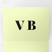 eenvoudig minimaal aangepast pastel voor vaste kle drieluik wenskaart (Binnenzijde eerst)