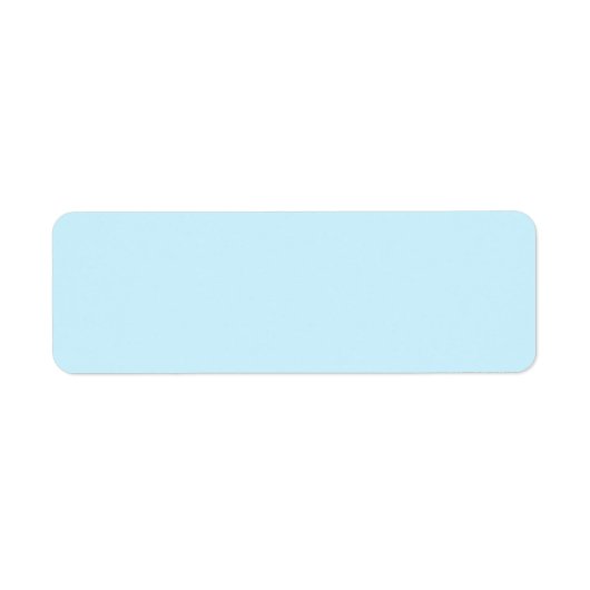 eenvoudig minimaal aangepast pastel voor vaste kle etiket (Voorkant)