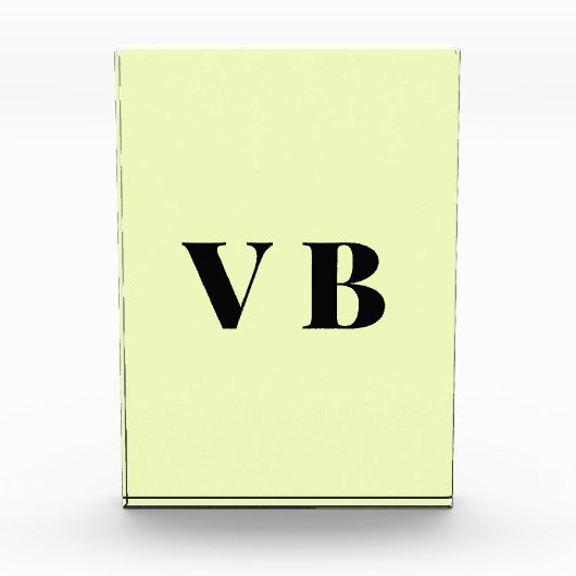 eenvoudig minimaal aangepast pastel voor vaste kle fotoblokken (Voorkant)