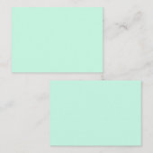 eenvoudig minimaal aangepast pastel voor vaste kle informatiekaartje (Voorkant / Achterkant)