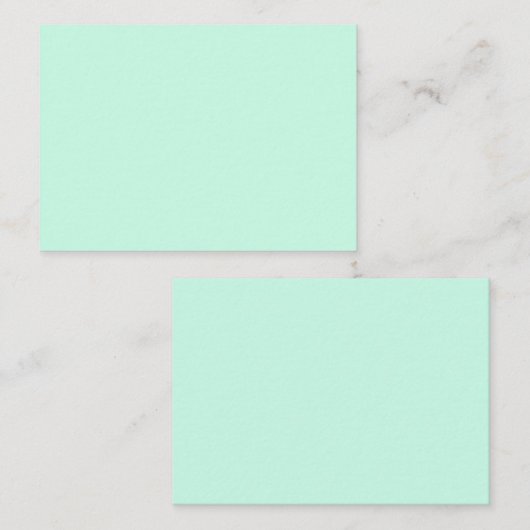 eenvoudig minimaal aangepast pastel voor vaste kle informatiekaartje (Voorkant / Achterkant)