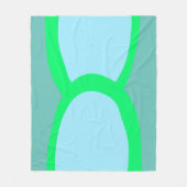 eenvoudig minimaal aangepast voeg je logo-adresweb fleece deken (Voorkant)