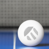 eenvoudig minimaal aangepast voeg je logo-adresweb pingpongbal (Net)