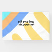 eenvoudig minimaal aangepast voeg je logo-adresweb spandoek (Horizontaal)