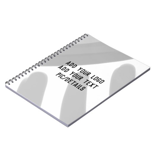 eenvoudig minimaal aangepast voeg uw logo adres we notitieboek (Linkerzijde)