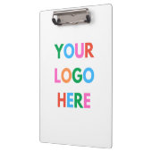 Eenvoudig minimaal bedrijf Logo Klembord (Links)