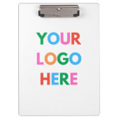 Eenvoudig minimaal  bedrijf Logo Klembord (Voorkant)