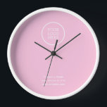 Eenvoudig Minimaal Bedrijf Logo Roze<br><div class="desc">Een elegante aangepaste zakelijke sjabloon in een moderne minimalistische stijl die eenvoudig kan worden bijgewerkt met uw bedrijf logo en bedrijfsslogan of info. Als u hulp nodig hebt bij het personaliseren van dit product,  neem dan contact met mij op via de berichtknop en ik help u graag verder.</div>