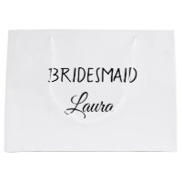 Eenvoudig minimaal cadeaujaar voor bridesmaid