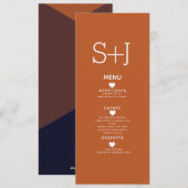 Eenvoudig minimaal Chocolate Terracotta Wedding Me Feestdagenkaart (Voorkant / Achterkant)