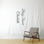 EENVOUDIG MINIMAAL.CUTIE VOEG NAAM TOE BABY baby s Wandkleed (In Situ (horizontaal))